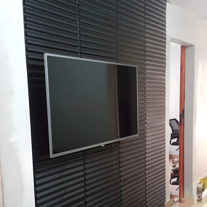 Kit de 12 Painel Ripado 3D de PVC para Parede - PROMOÇÃO